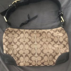 Authentic Coach hobo shoulder bag
